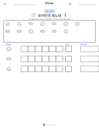 유카탄의 세노테 인쇄 가능한 워크시트 미리보기