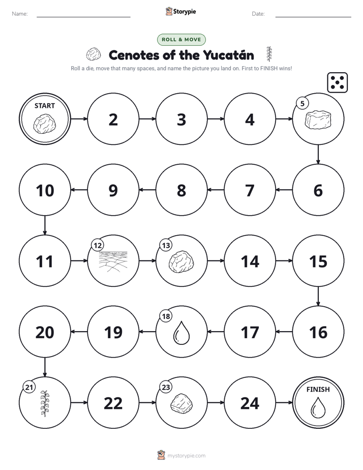 Roll & Move Game