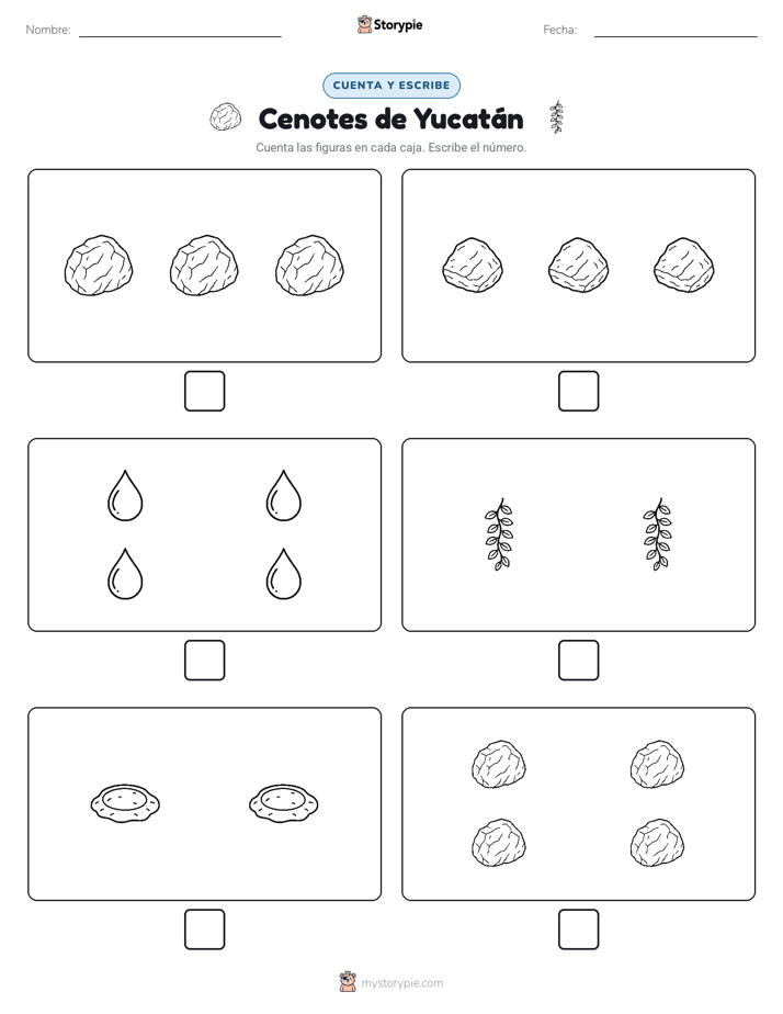 Cuenta y Escribe