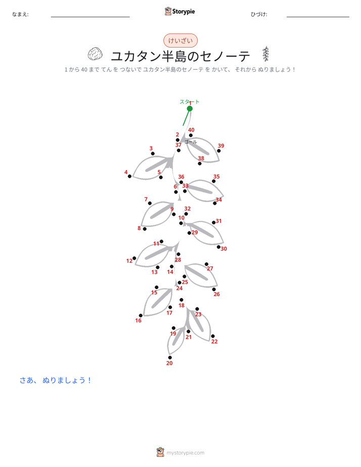 点つなぎ