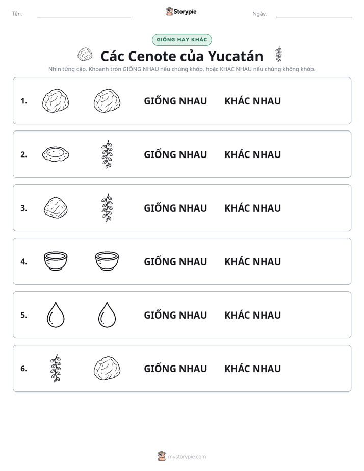 Giống Hay Khác