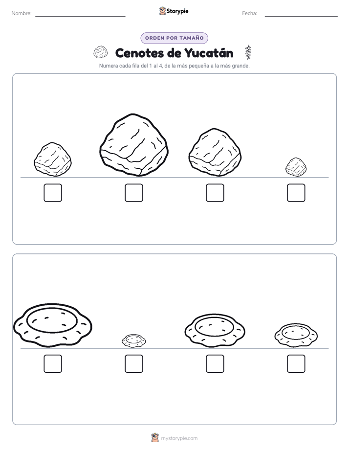 Orden de Tamaños