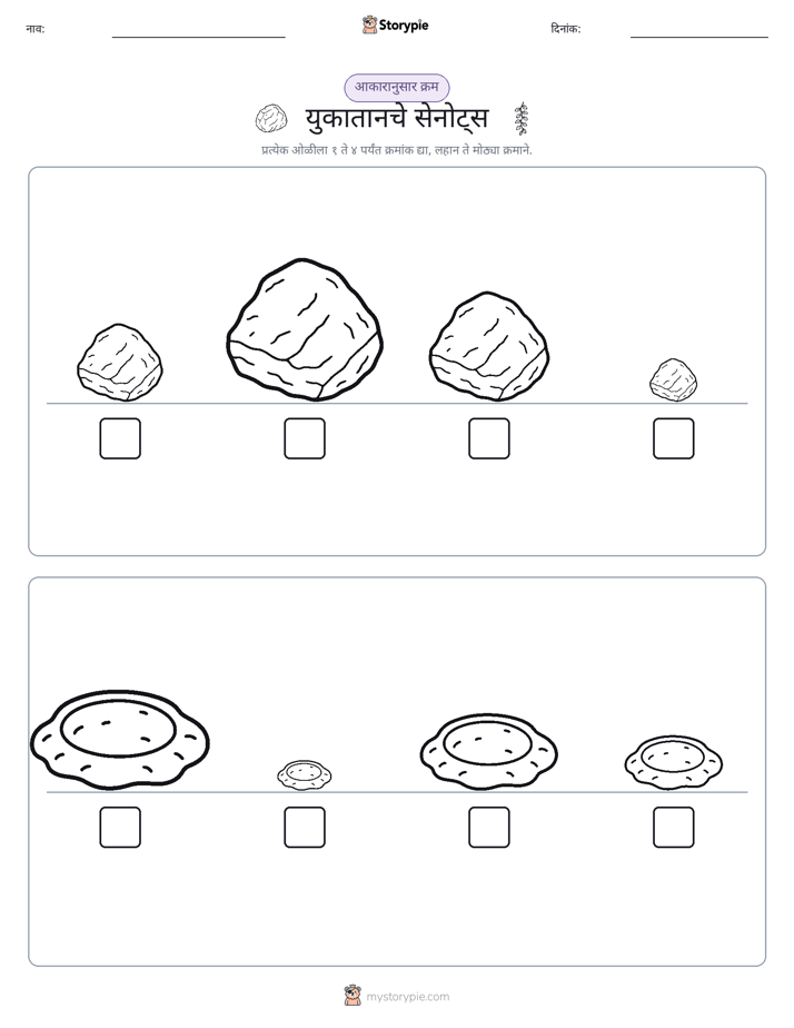 आकार क्रम