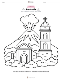 Paricutín afdrukbare werkblad voorbeeld