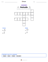 Paricutín printable worksheet preview