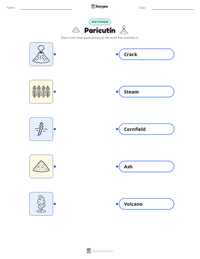 Paricutín printable worksheet preview