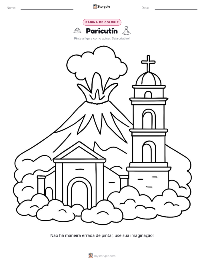 Página para colorir