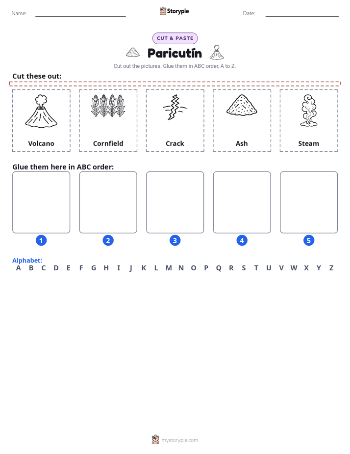 Cut & Paste Alphabet