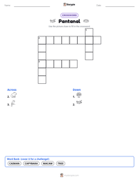 Pantanal printable worksheet preview