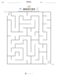 潘塔纳尔湿地 可打印工作表预览