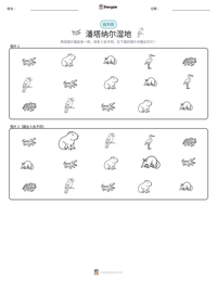 潘塔纳尔湿地 可打印工作表预览