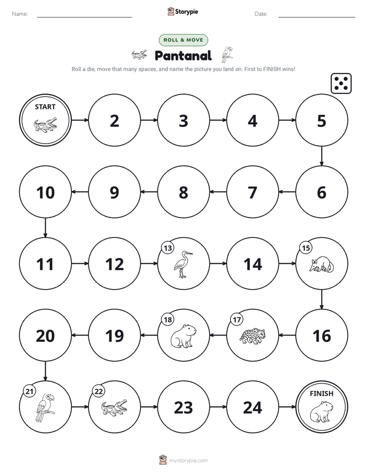 Roll & Move Game