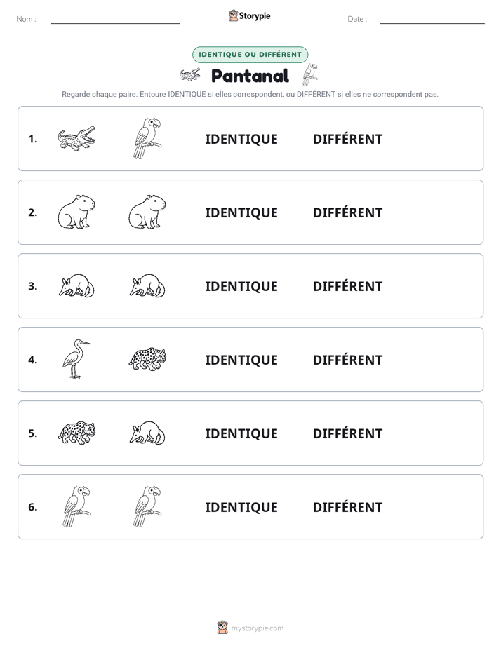 Identique ou Différent