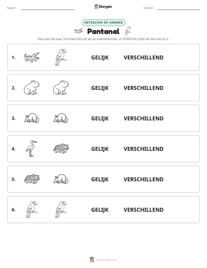 Zelfde of Verschillend