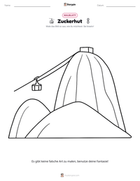 Zuckerhut druckbare Arbeitsblatt Vorschau