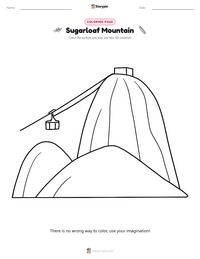 Sugarloaf Mountain printable worksheet preview
