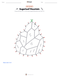Sugarloaf Mountain printable worksheet preview