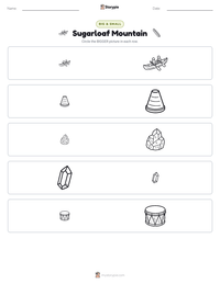 Sugarloaf Mountain printable worksheet preview