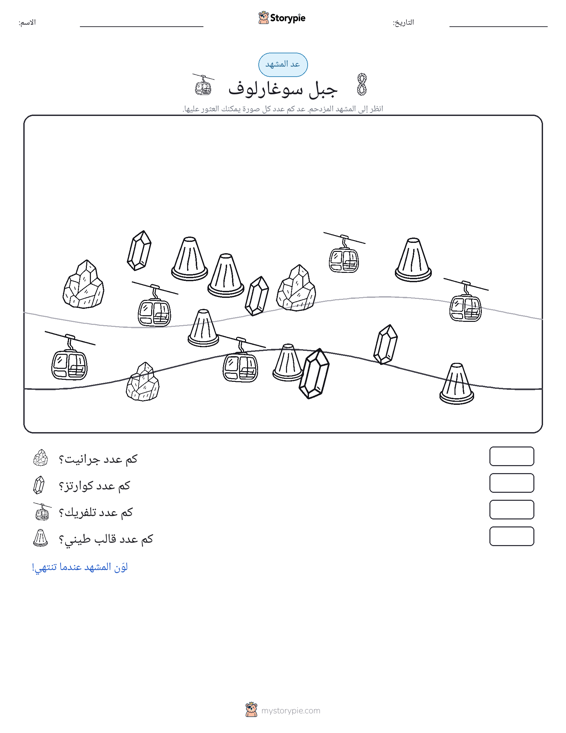 مشهد العد