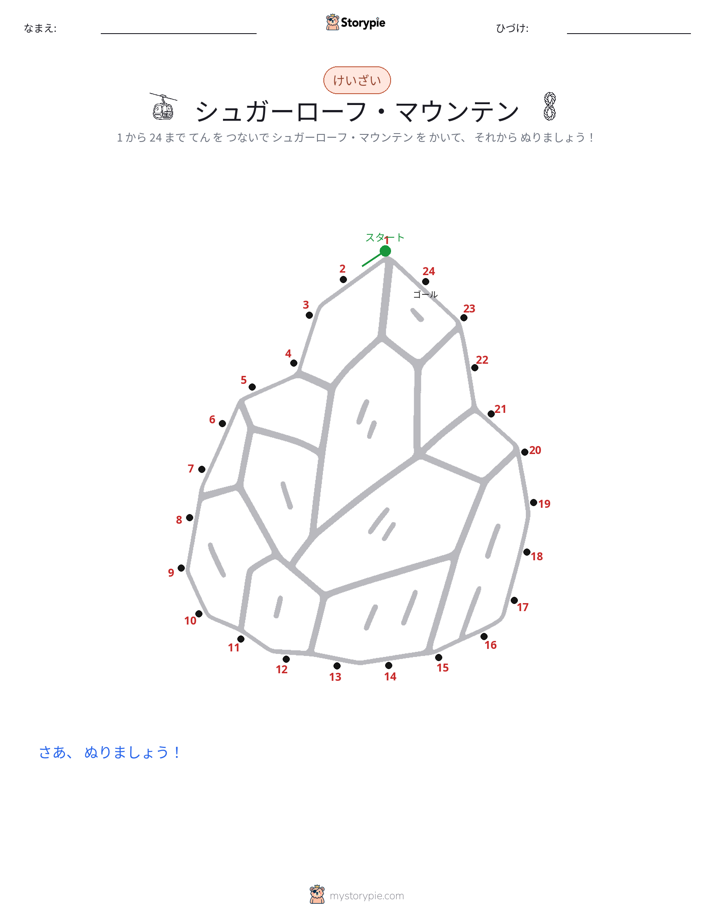 点つなぎ