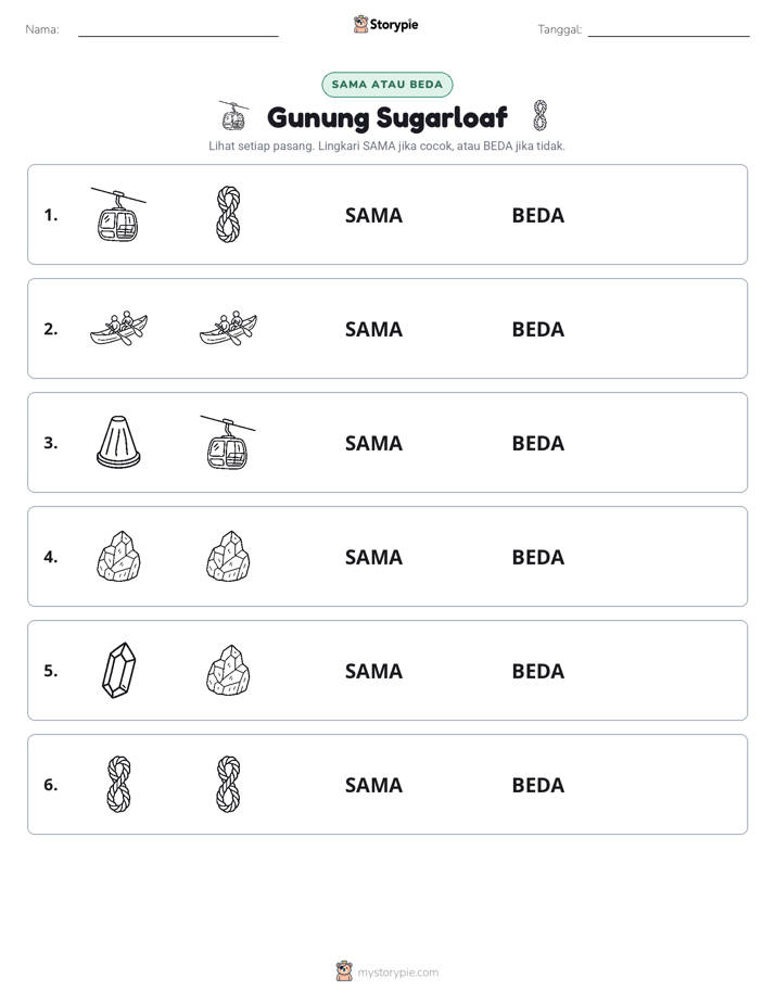 Sama atau Berbeda