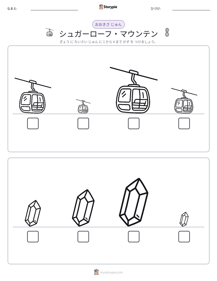 サイズ順
