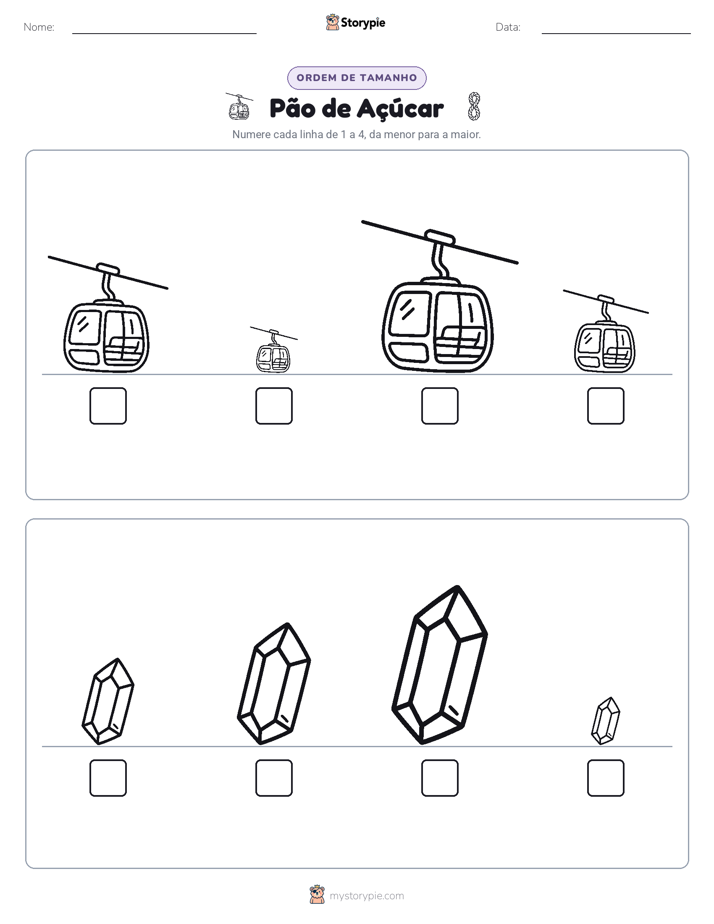 Ordem de Tamanho