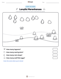 Lençóis Maranhenses printable worksheet preview