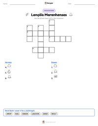 Lençóis Maranhenses printable worksheet preview