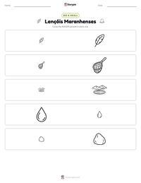 Lençóis Maranhenses printable worksheet preview