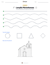 Lençóis Maranhenses printable worksheet preview