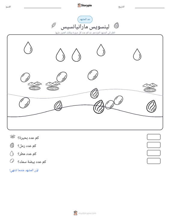 مشهد العد