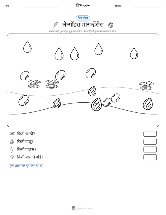 गणना दृश्य