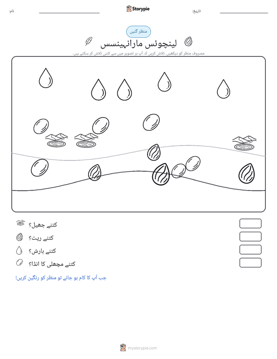 گنتی کا منظر