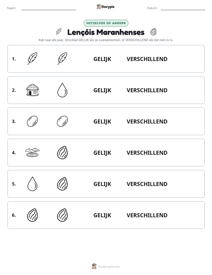 Zelfde of Verschillend