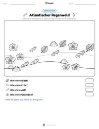 Atlantischer Regenwald druckbare Arbeitsblatt Vorschau