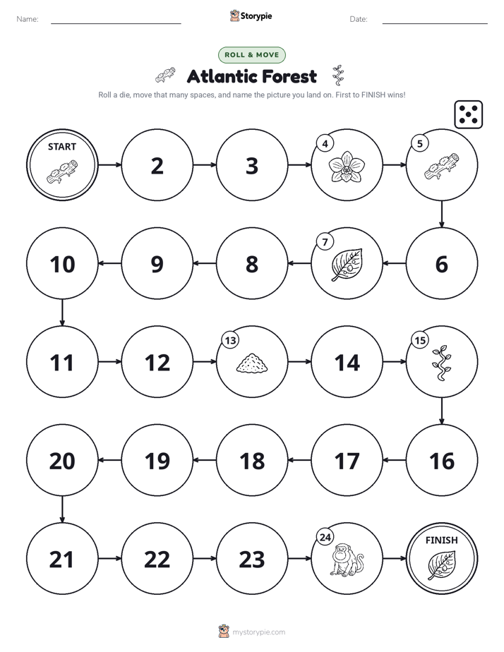 Roll & Move Game
