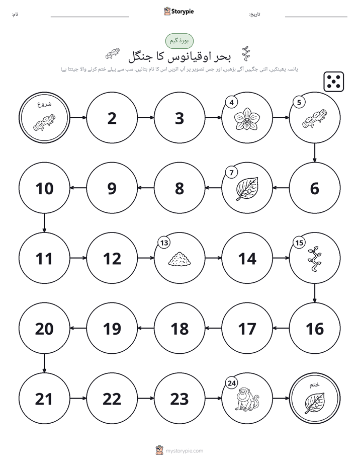 رول اور منتقل کریں کھیل