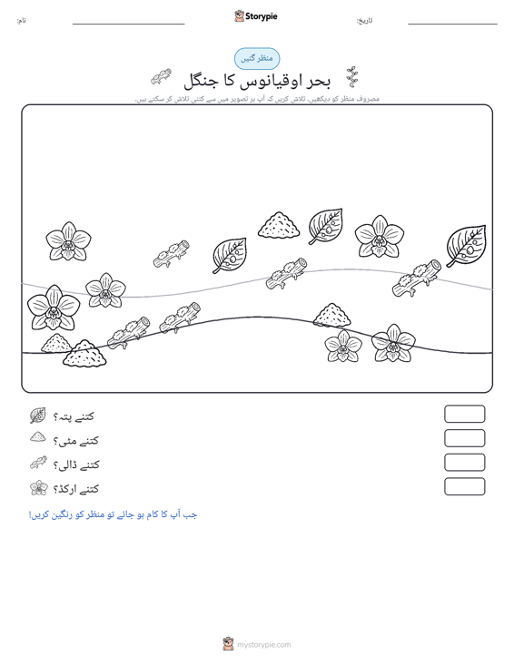 گنتی کا منظر