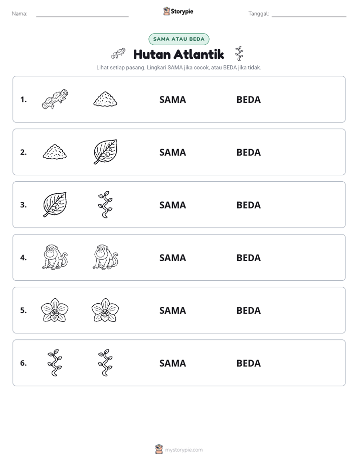 Sama atau Berbeda