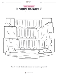 Anteprima della scheda stampabile di Cascate dell'Iguazú