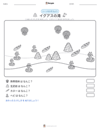 イグアスの滝 の印刷可能ワークシートプレビュー
