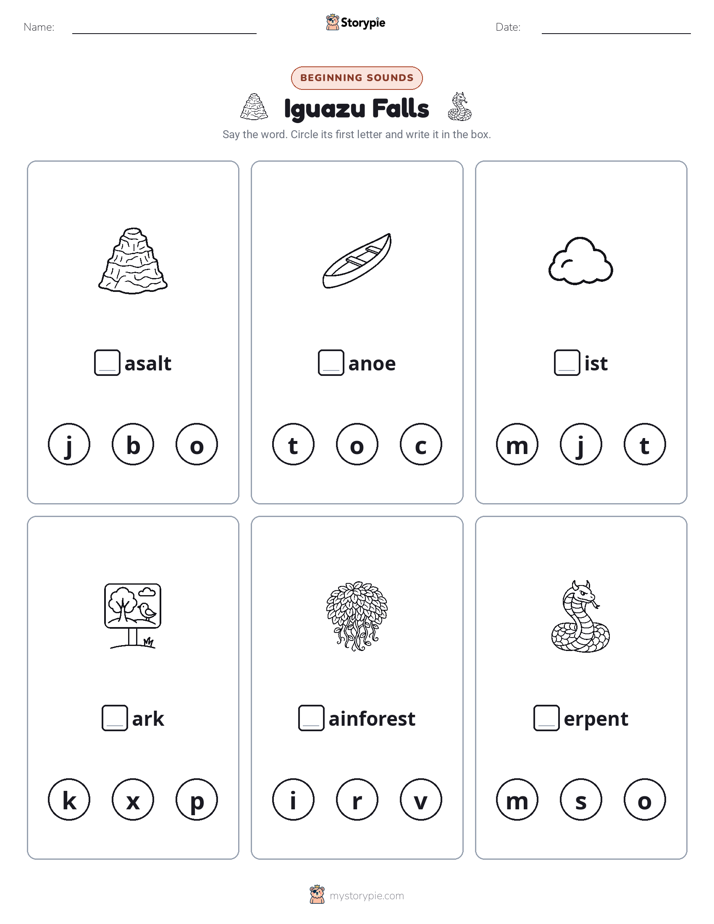Beginning Sounds