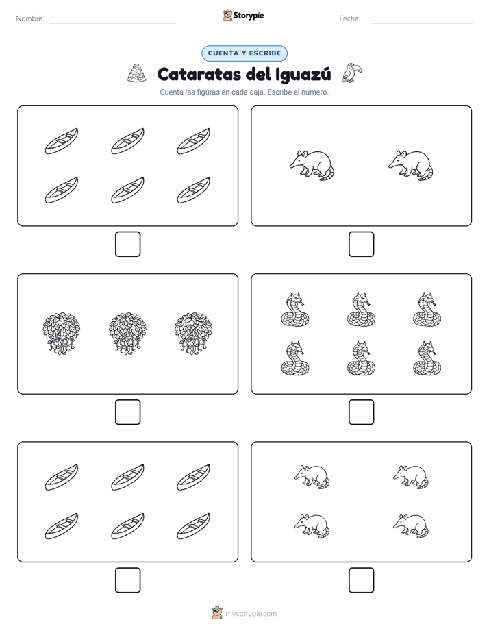 Cuenta y Escribe