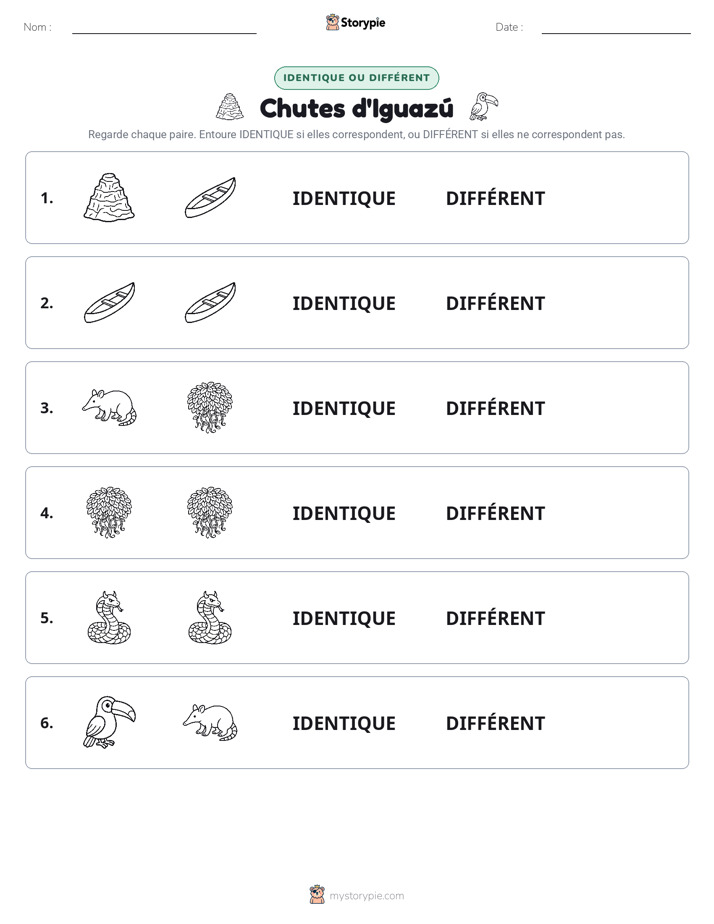 Identique ou Différent
