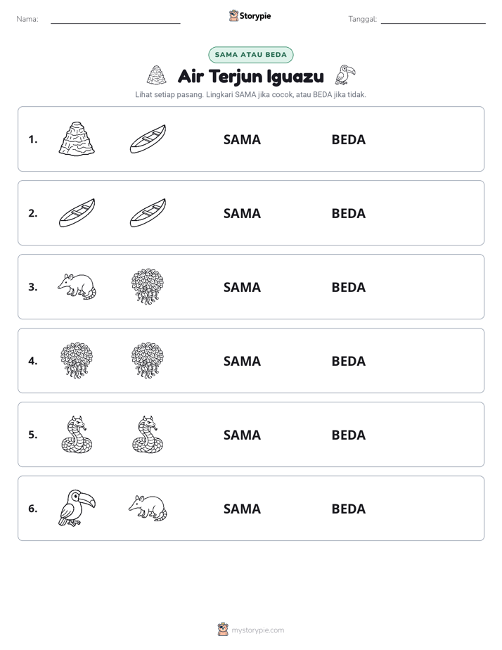 Sama atau Berbeda