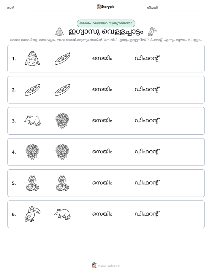 ഒന്നോ വ്യത്യാസമോ