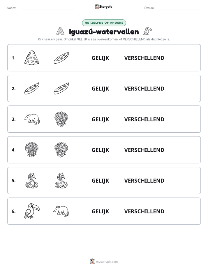 Zelfde of Verschillend