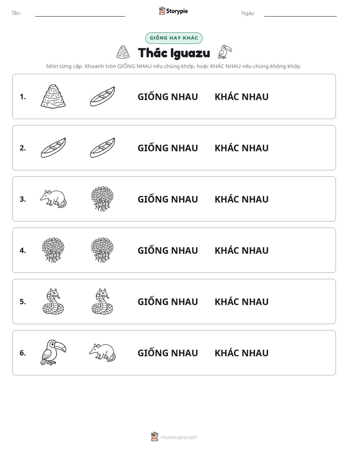 Giống Hay Khác