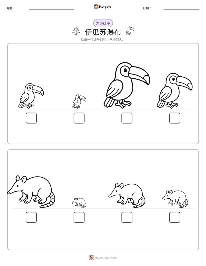 大小排序